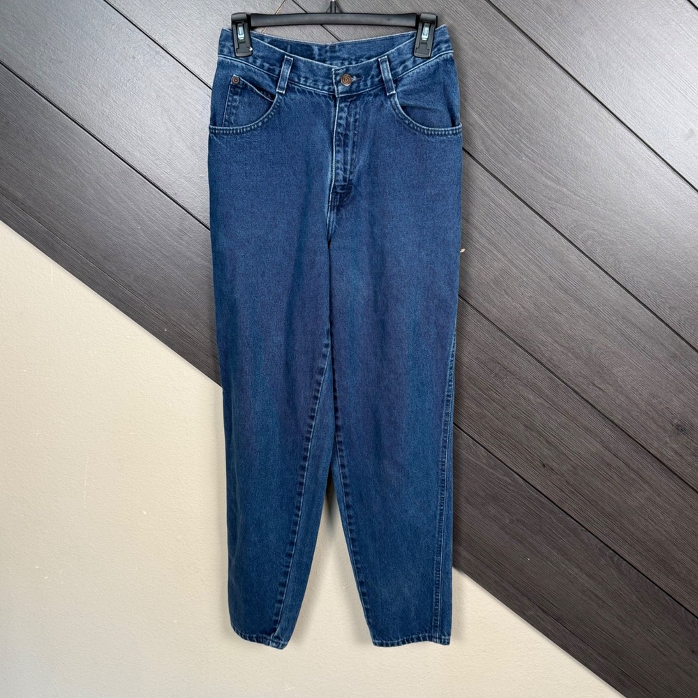 Gitano Vintage 90s Women's Mom Jeans Size 6 High Rise Tapered Leg Blue Denim